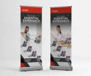 banners roll up avaya